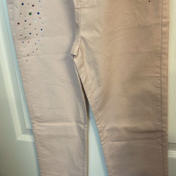 Desigual Jeans With Design Jeggings. Size 24 - Picture 3 of 9